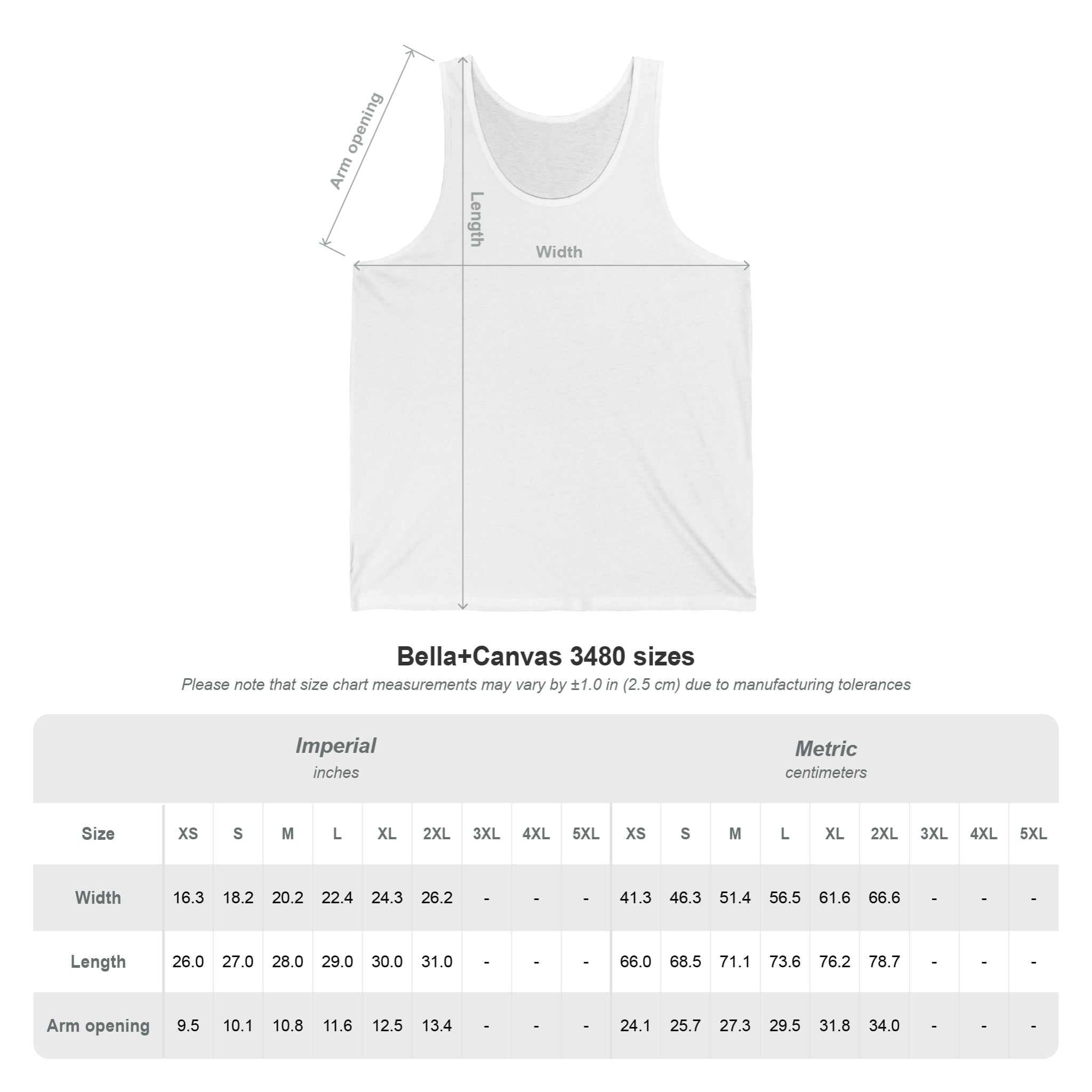 Glory & Praise Unisex "Cool Blue" Tank Top