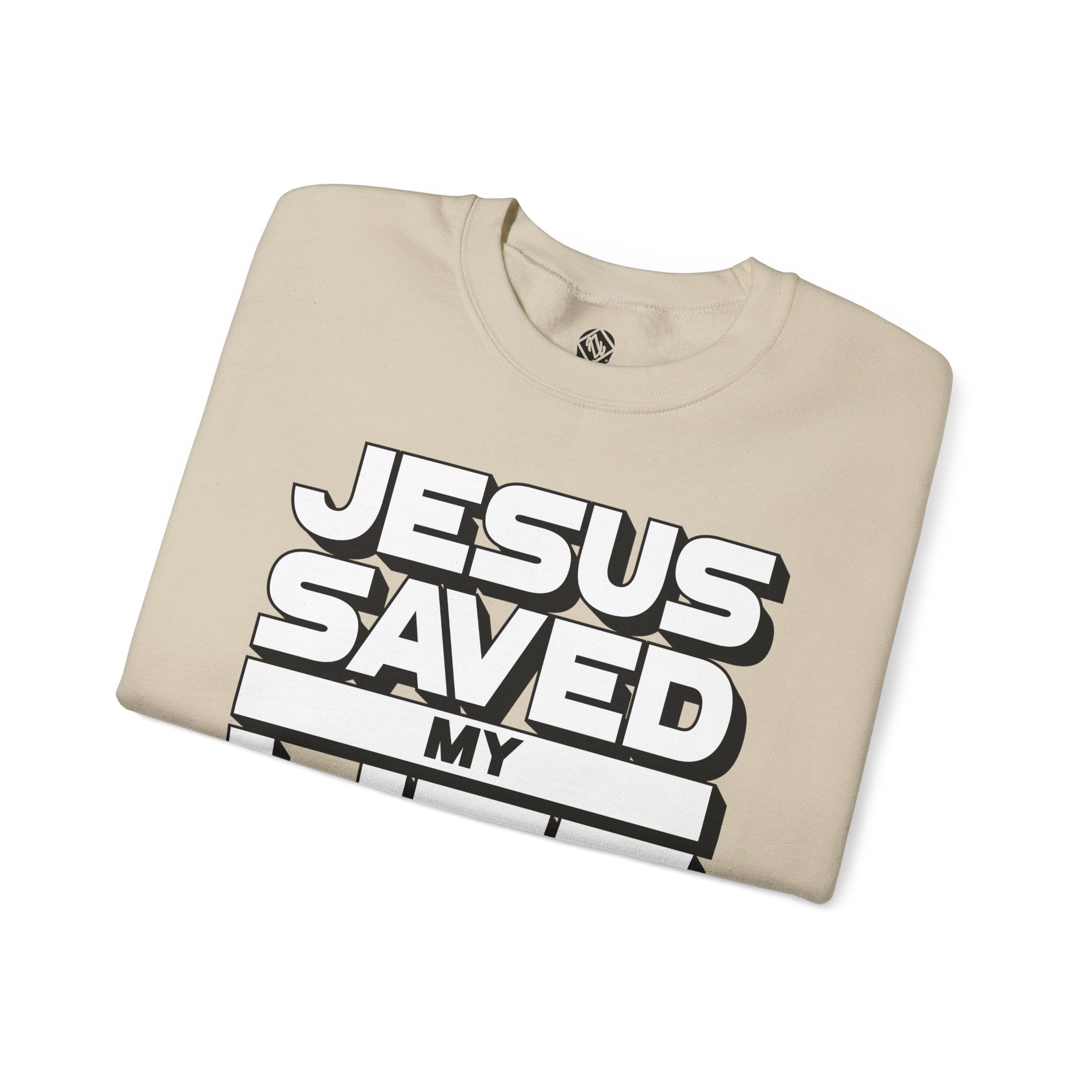 Jesus Saved My Life Unisex Crewneck