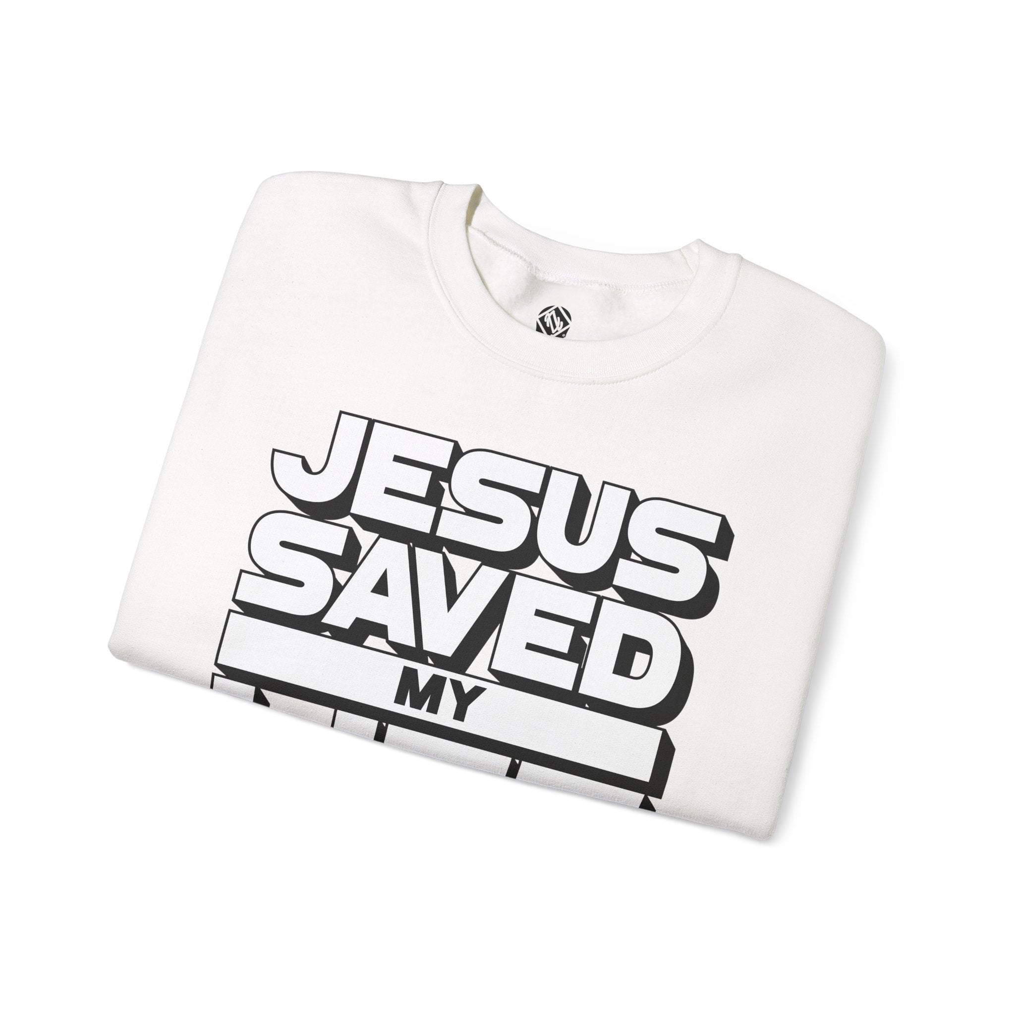 Jesus Saved My Life Unisex Crewneck