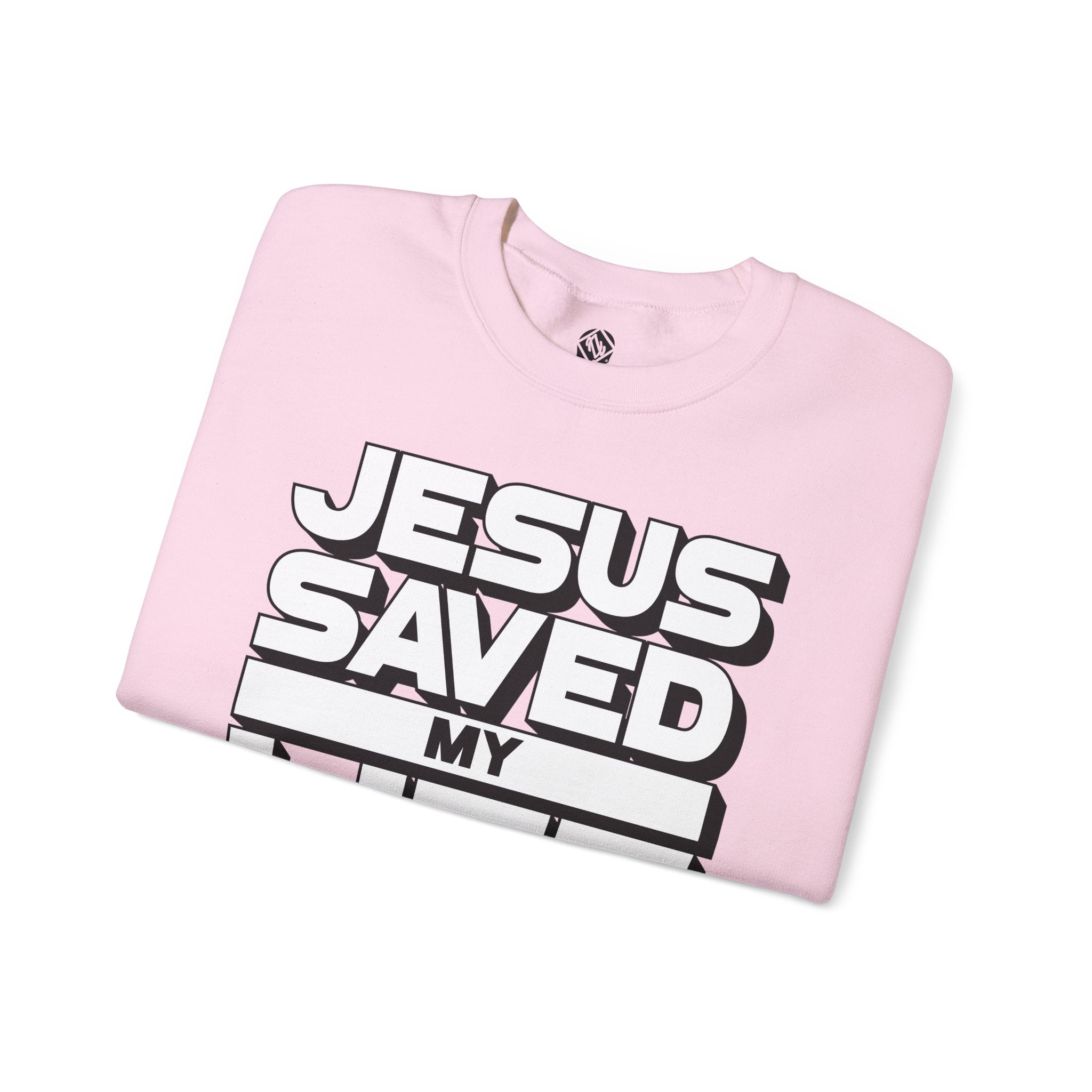 Jesus Saved My Life Unisex Crewneck