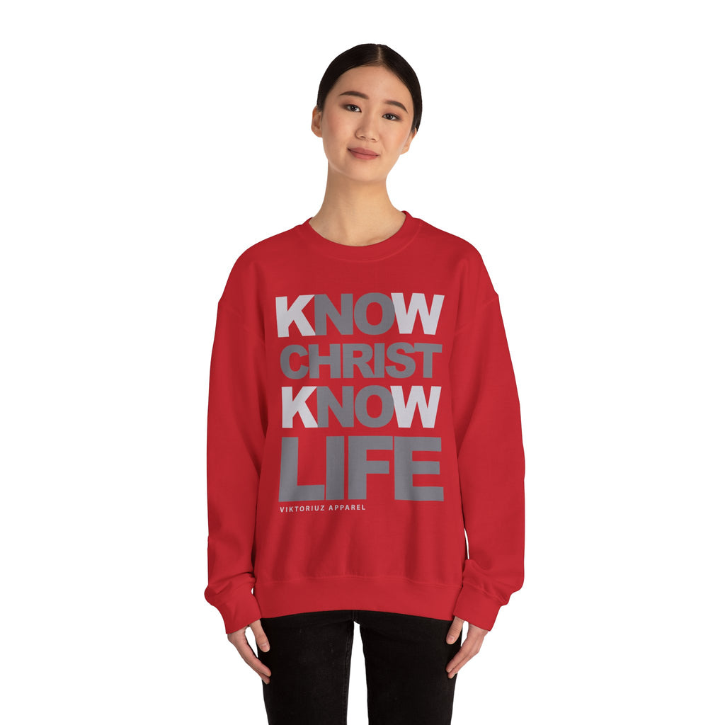 Know Christ Know Life Unisex Crewneck