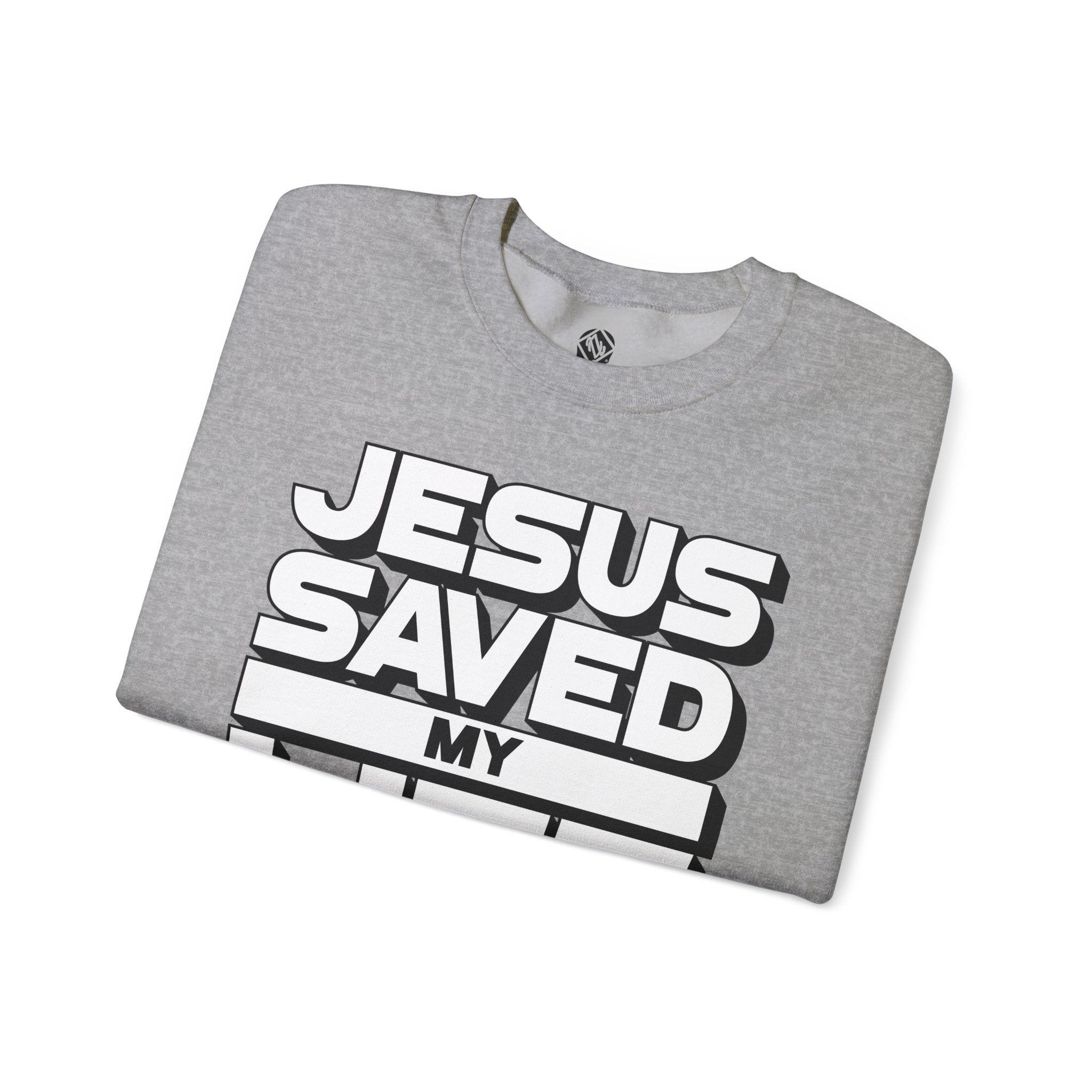 Jesus Saved My Life Unisex Crewneck